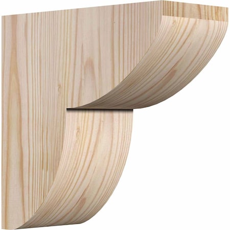 Ekena Millwork Crestline Smooth Corbel, Douglas Fir, 3 1/2"W x 8"D x 8"H COR04X08X08CRE00SDF